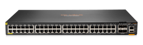 Picture of HPE Aruba Networking CX 6300F 48-port 1GbE and 4-port SFP56 Switch JL667A