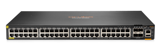 Picture of HPE Aruba Networking CX 6300F 48-port 1GbE and 4-port SFP56 Switch JL667A