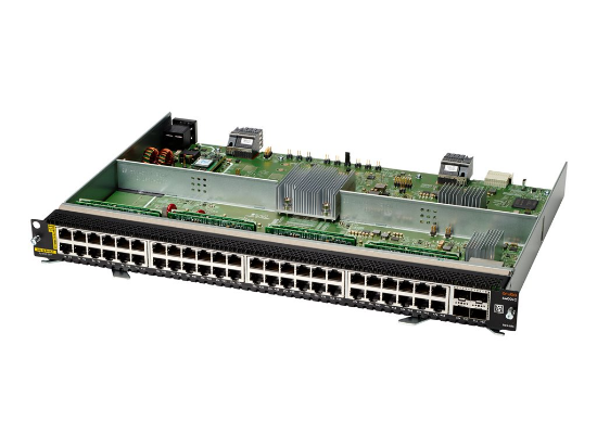 Picture of HPE Aruba Networking CX 6400 48-port 1GbE Class 6 PoE and 4-port SFP56 v2 Module R0X40C
